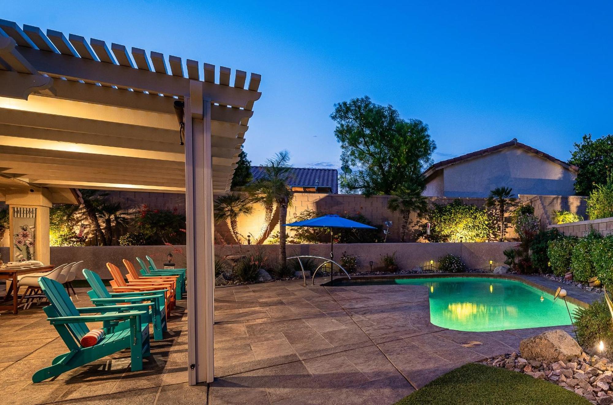Coachella Chill: Luxury 4Br/4King Paradise Retreat Indio Luaran gambar